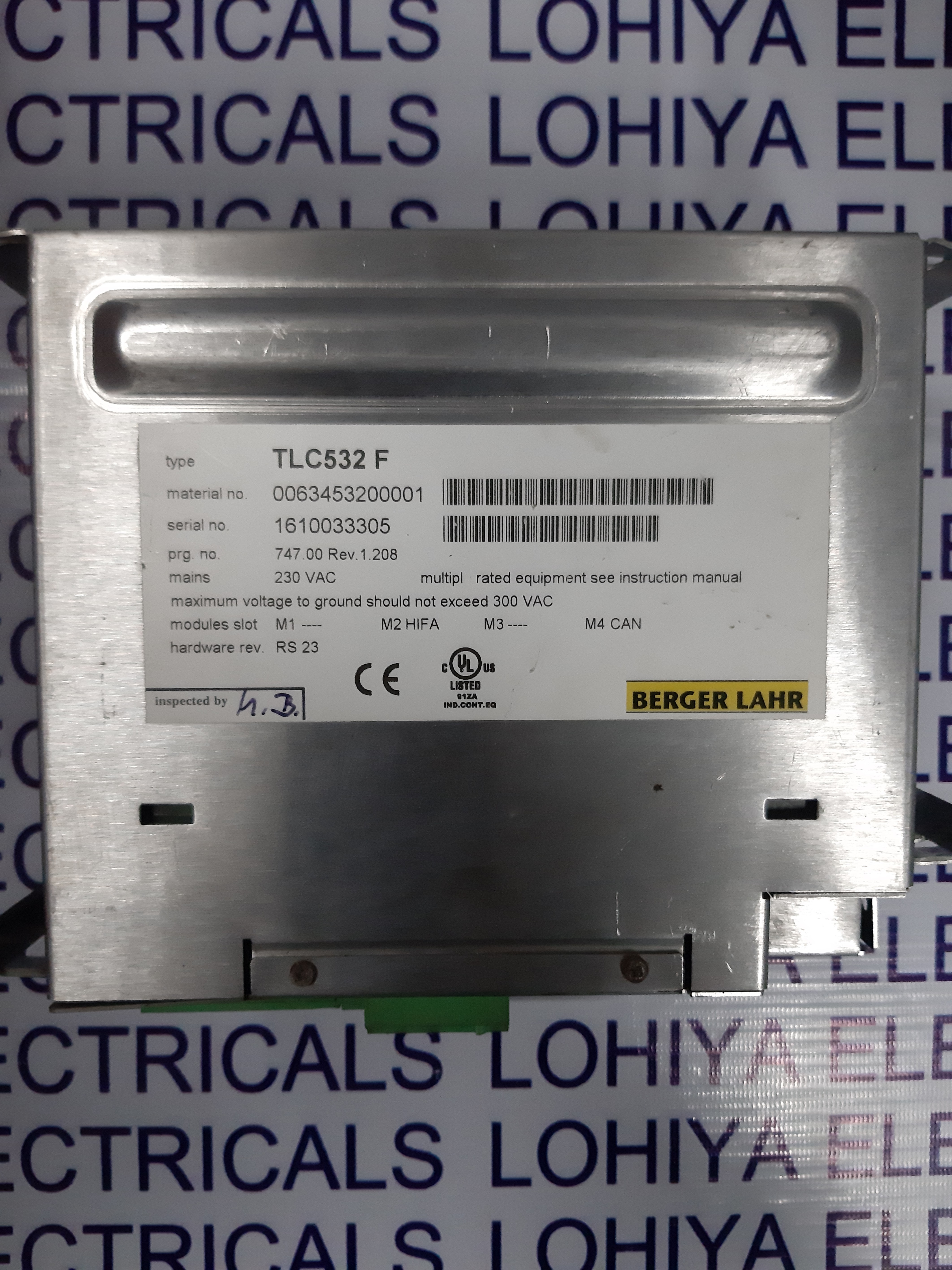 Berger Lahr Dc Drive Tlc 532 F