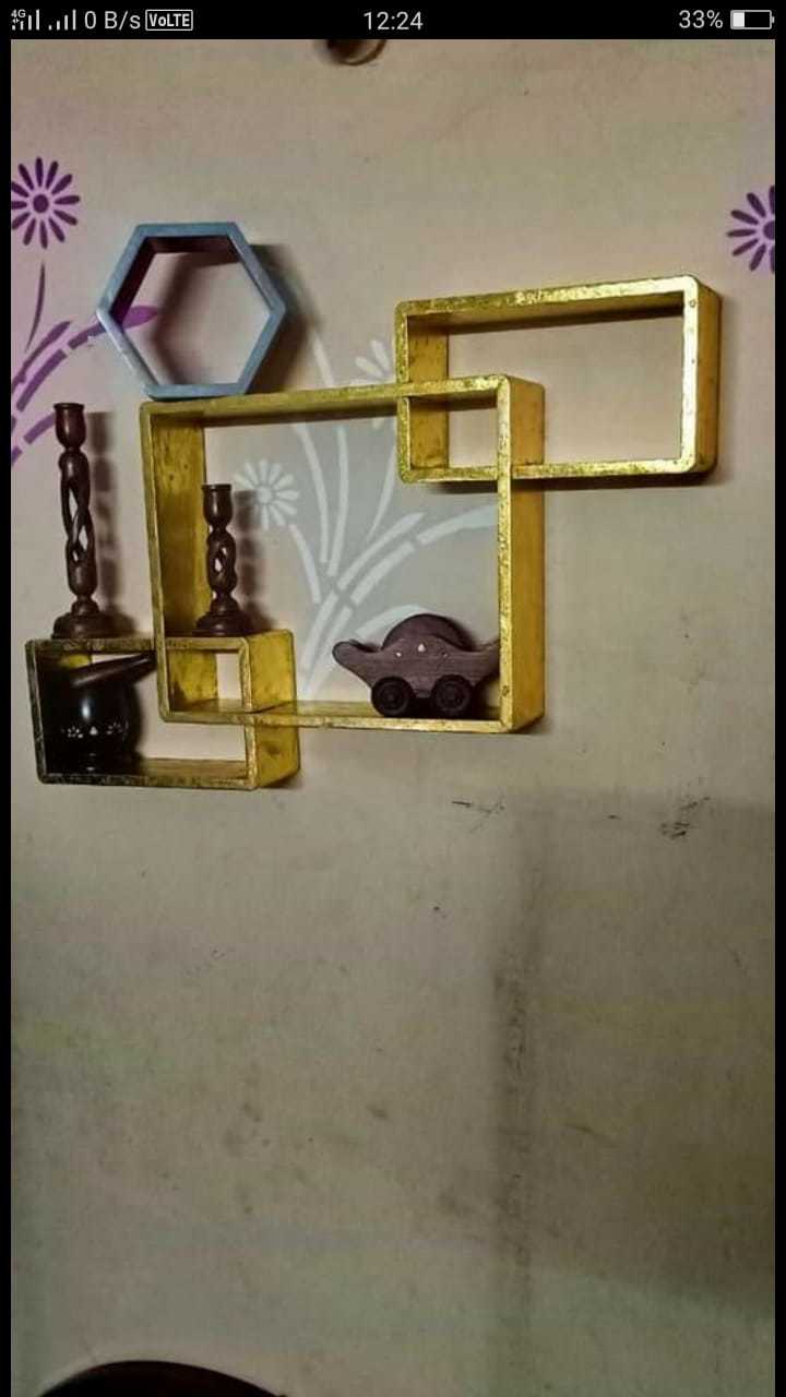 Wall Bracket - A Class Wood, As Per Client Choice | Easy Installation For Home Decoration