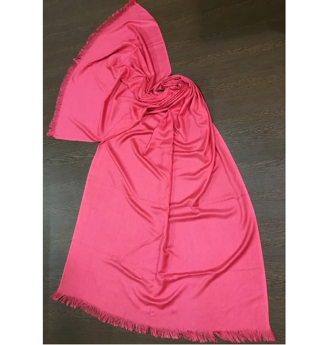Many Bamboo Organic Viscose Plain Pashmina Shawl