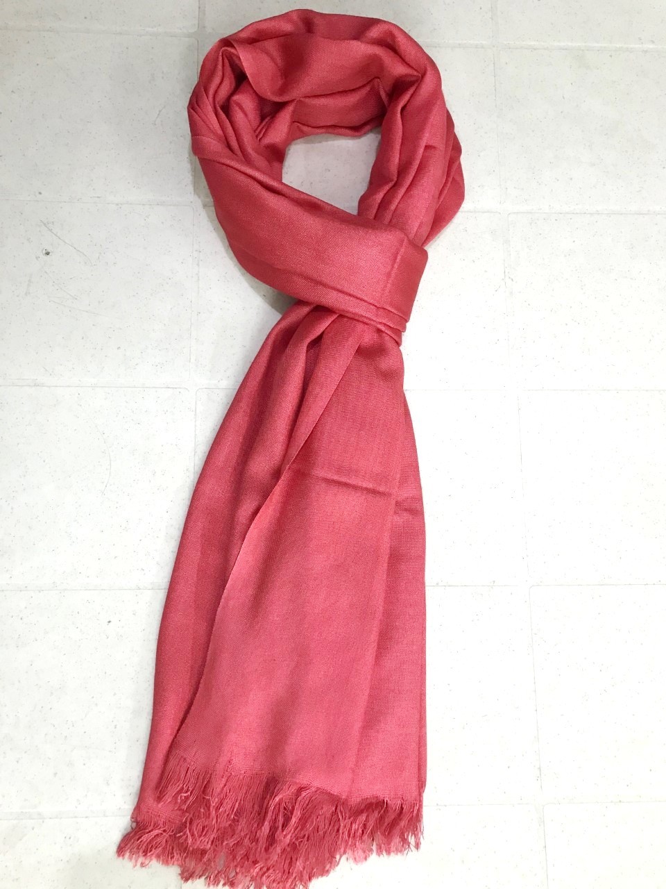 Many Bamboo Organic Viscose Plain Pashmina Shawl