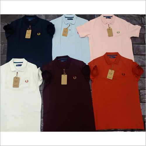 Mens Stylish T Shirts - Cotton Blend, Available in Sizes S, M, L, XL - Plain Pattern with Comfortable Short Sleeves