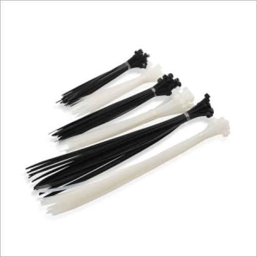 Cable Ties - Nylon, Various Lengths & Widths, Black & White | Durable, Easy Use, Reliable, Strong Hold, Versatile, High Tensile Strength