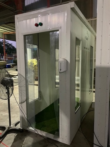 टनल को सैनिटाइज करना