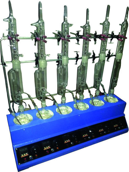 Soxhlet Extraction - Mantle Type Heating System For 3 Or 6 Test Units, Digital Or Thermostatic Model