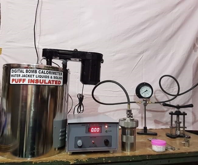 Bomb Calorimeter Digital & Microprocessor (With Safety Device)