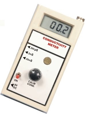 Conductivity Meter - 0 To 1000 Ms/cm Range, Digital Display, Battery Powered, Portable 15x10x5 Cm Design, 500 Grams Weight, Â±2% Accuracy