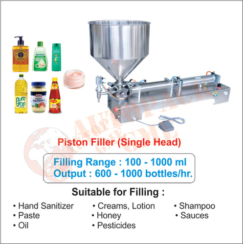 Semi-Automatic Sanitizer Filling Machine/Liquid, Cream, Shampoo, Oil, Honey Filling Machine