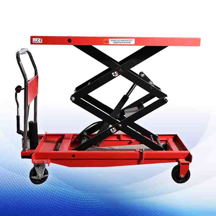 Manual Scissor Lift - Steel Ms, Load Capacity 500kg-2 Tons | Low Maintenance, Impeccable Design, High Performance, Noise-free Operation