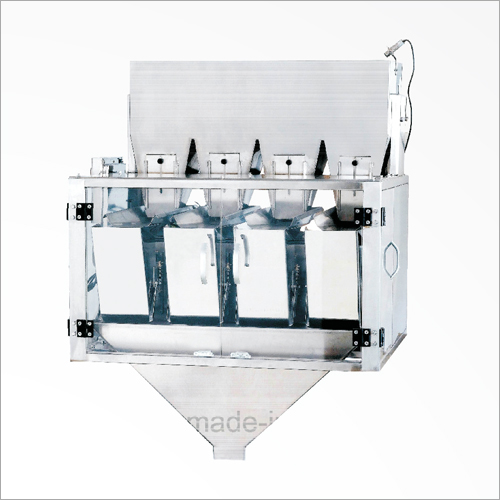 4 Head Linear Weigher - Stainless Steel, Electric Drive, Silver Color | Fully Automatic Operation