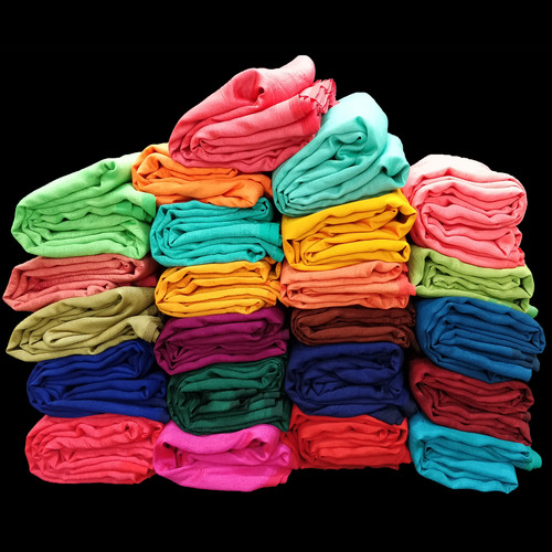Vichitra Saree Fabric - Plain Texture, 43-44 Inch Width | Washable, Available in Various Colors for Elegant Dress-Sarees