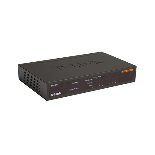 D-LINK 8 Port Ethernet (POE) Switch 10/100