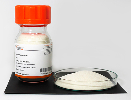 व्हाइट टू एम्बर जिलेटिन नैनोपार्टिकल्स