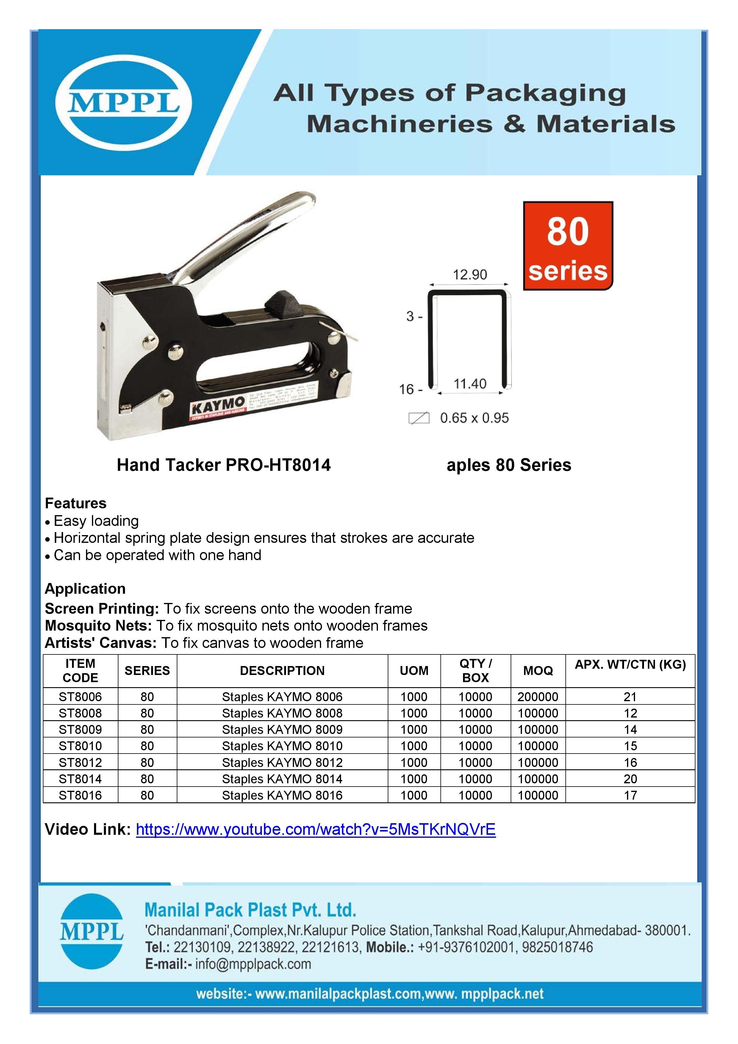 Hand Tacker Pro-ht8014