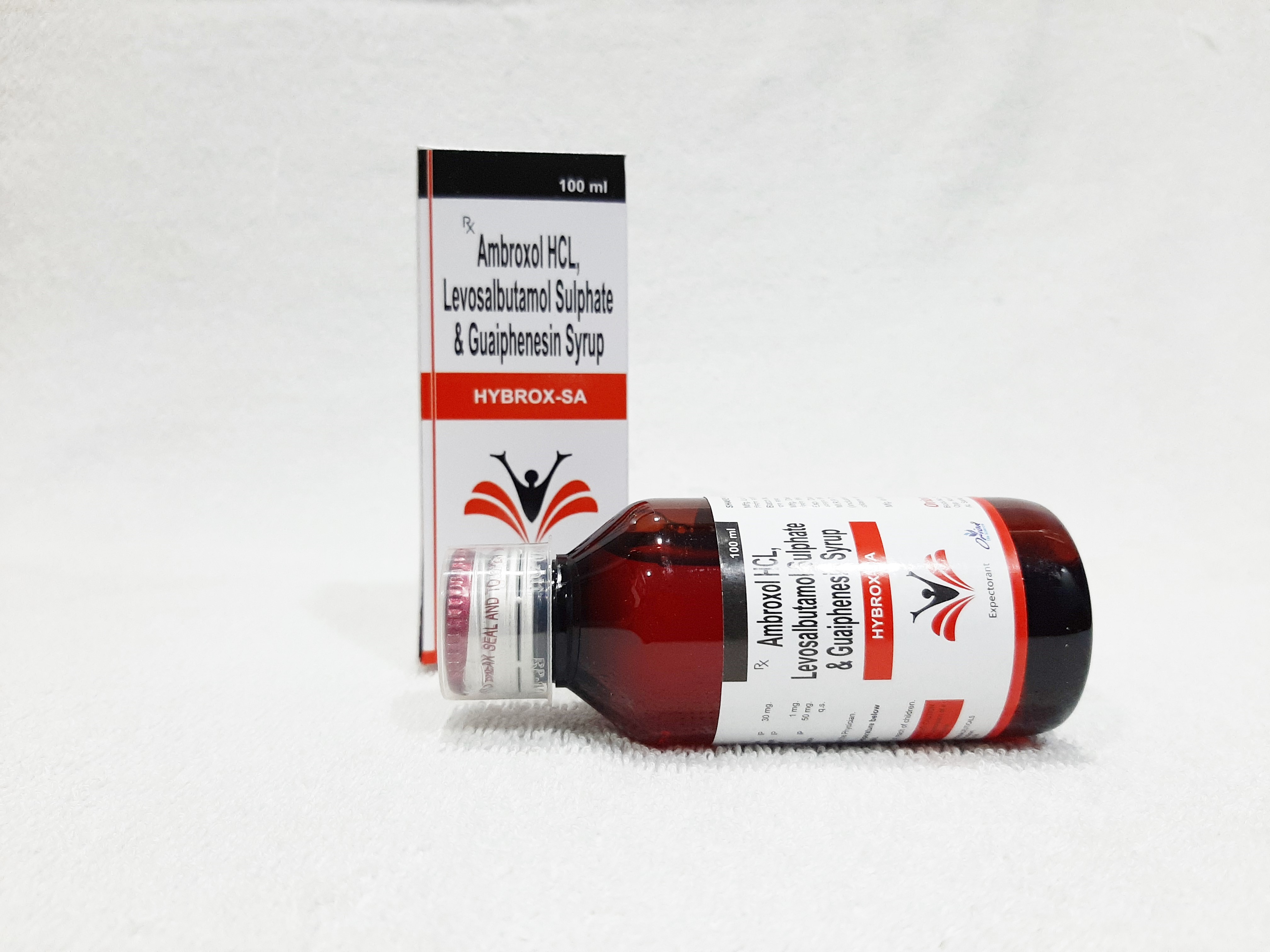 Ambroxol Hcl, Levosalbutamol & Guaiphenesin Syrup Cas No: Ks18-743