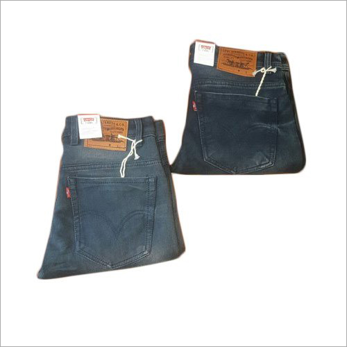 पुरुषों की नियमित फीकी जींस