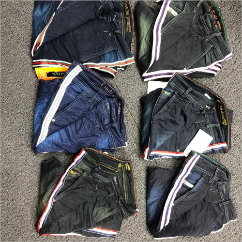 वॉशेबल मेन्स फैंसी साइड स्ट्राइप जींस