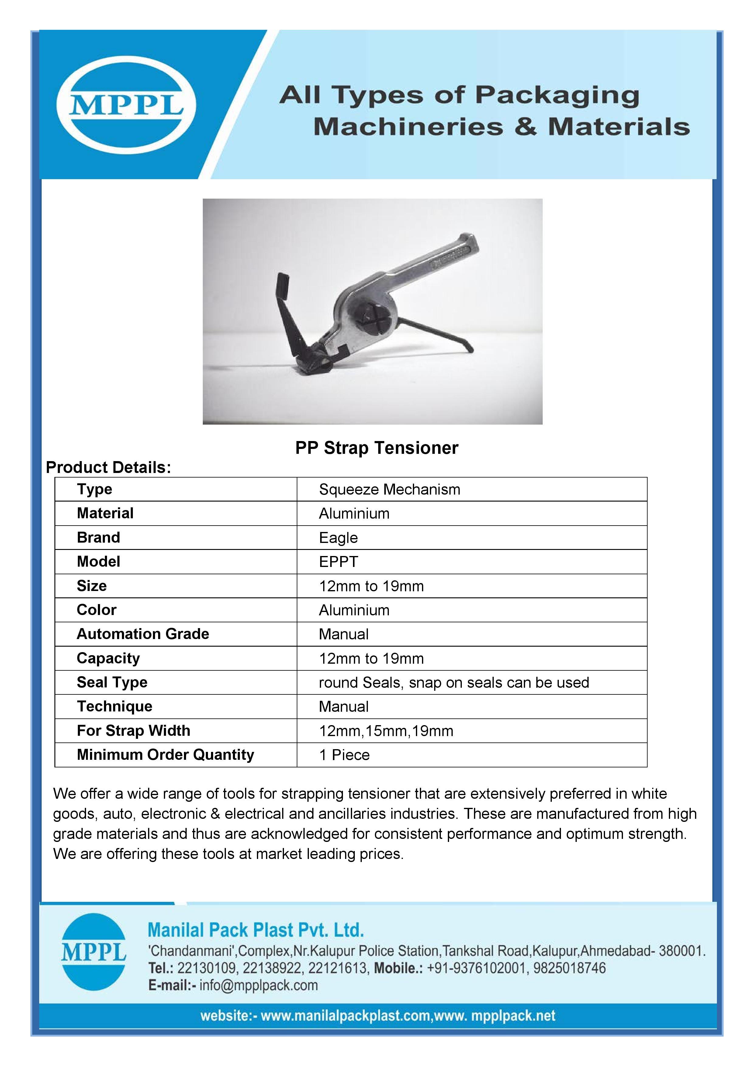 Egale Pp Strap Tensioner - Color: Aluminium