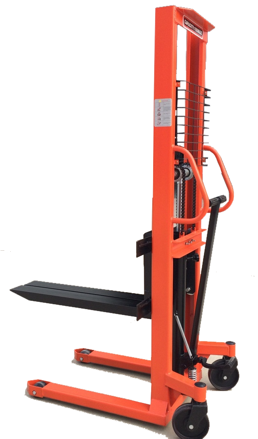 Manual Hydraulic Stacker - Max. Lifting Height 1500mm, Max. Lifting Load 1000kg | Rust Proof, Strong, Easy To Operate, 12-month Warranty