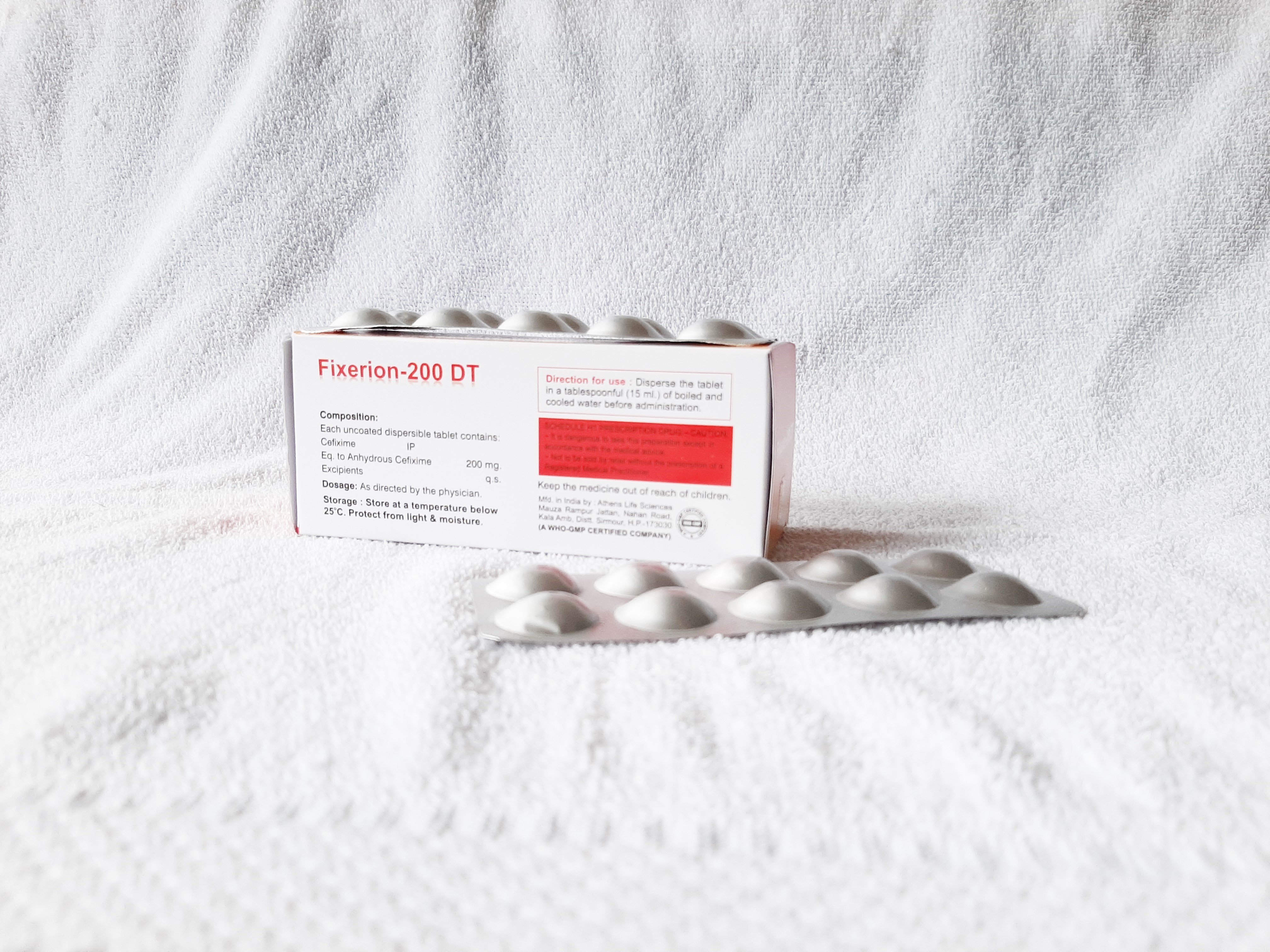 Cefixime Dispersible Tablet Cas No: Vtb17-867