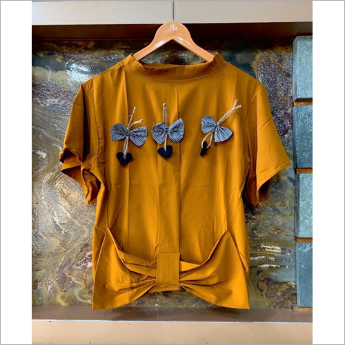 Mustard Ladies Fancy Top