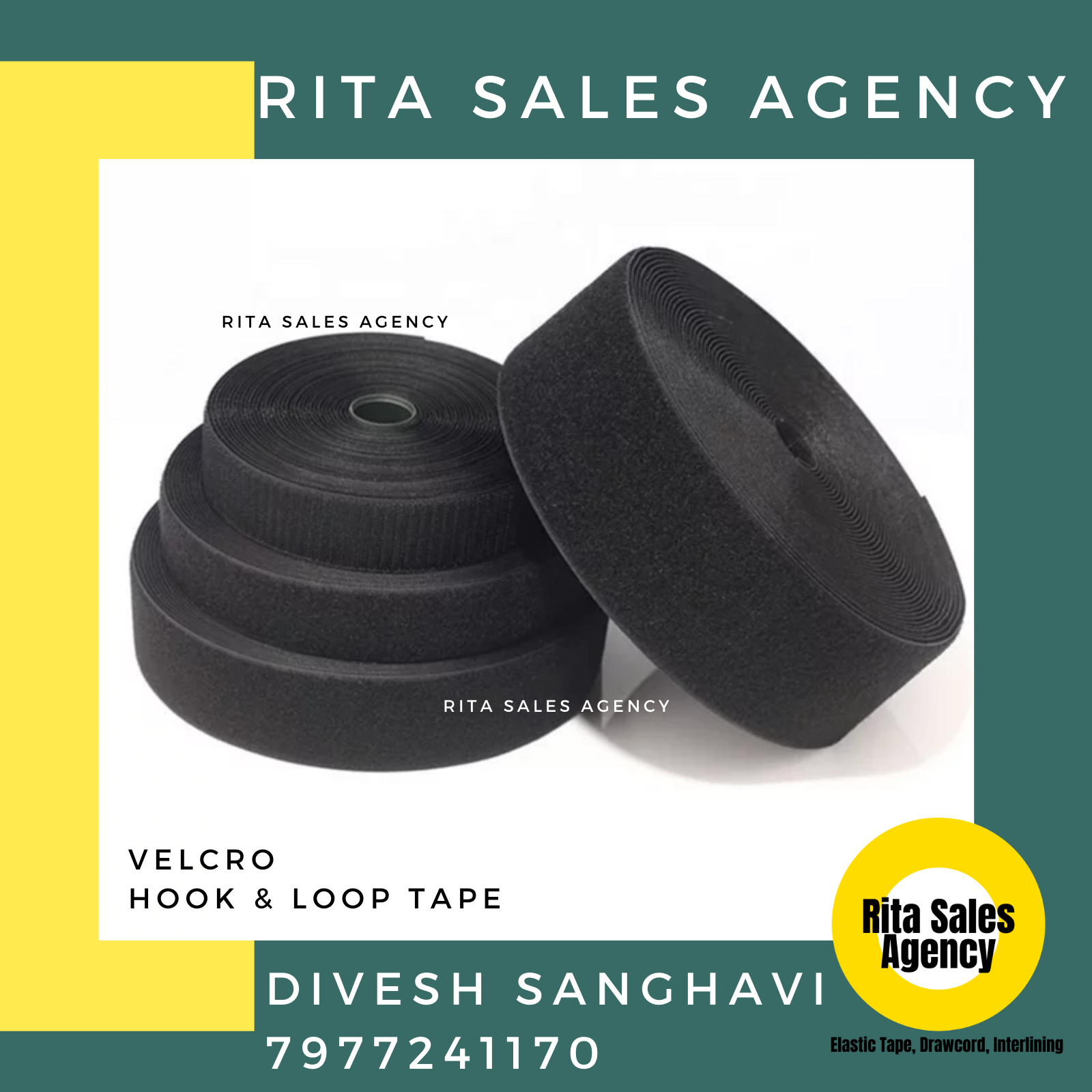 Velcro Hook And Loop Fastening Tape