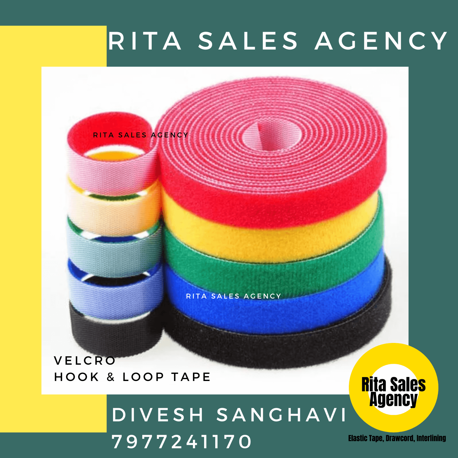 Velcro Hook And Loop Fastening Tape