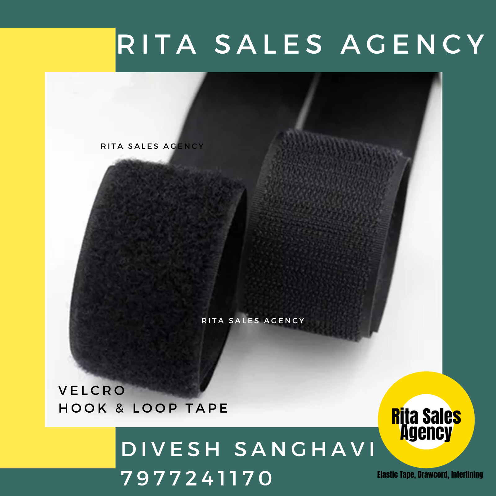 Velcro Hook And Loop Fastening Tape