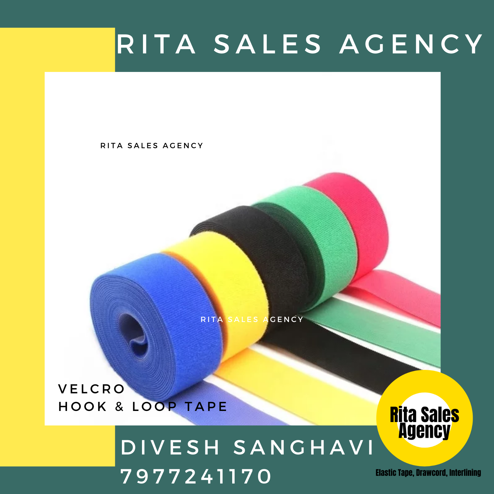 Velcro Hook And Loop Fastening Tape