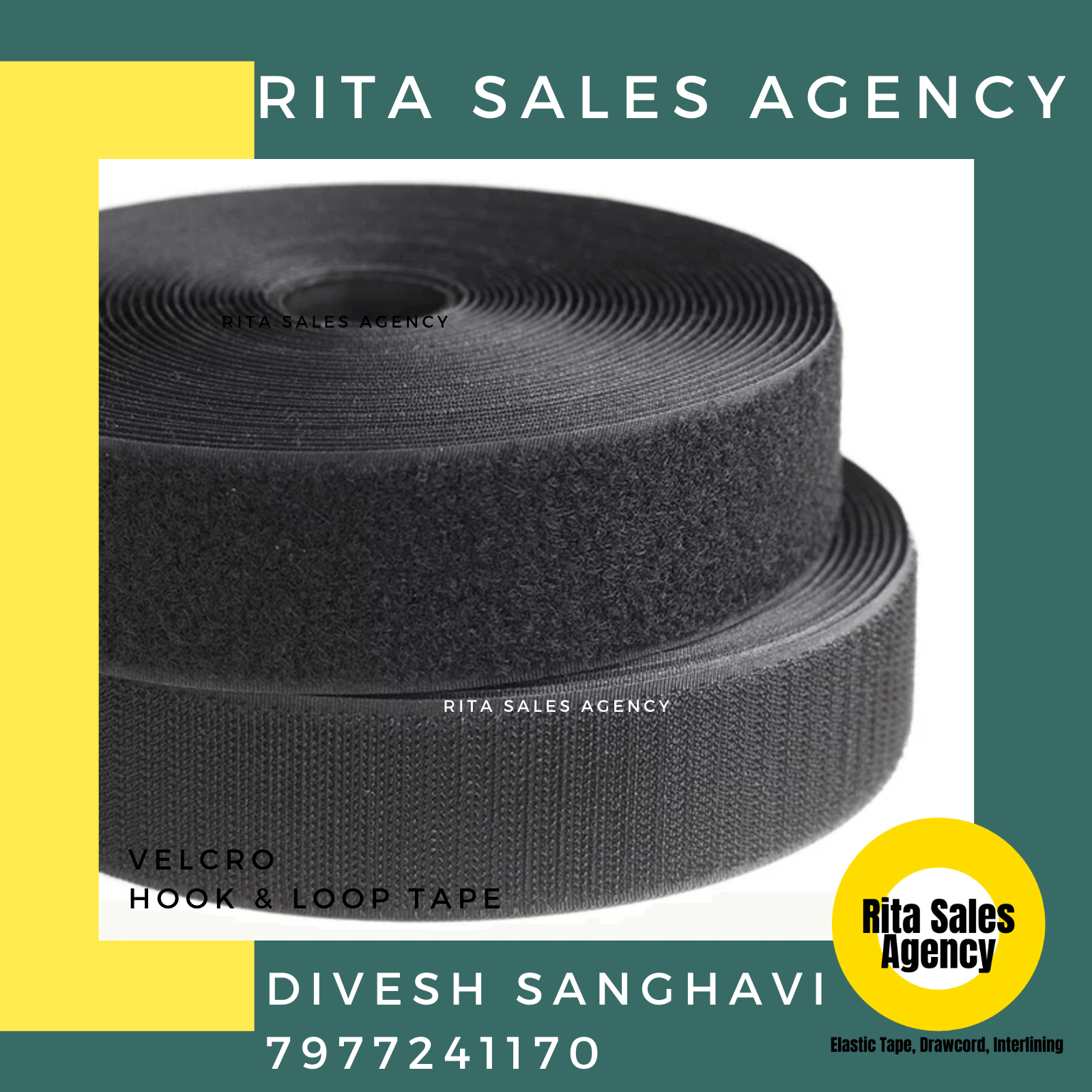 Velcro Hook And Loop Fastening Tape