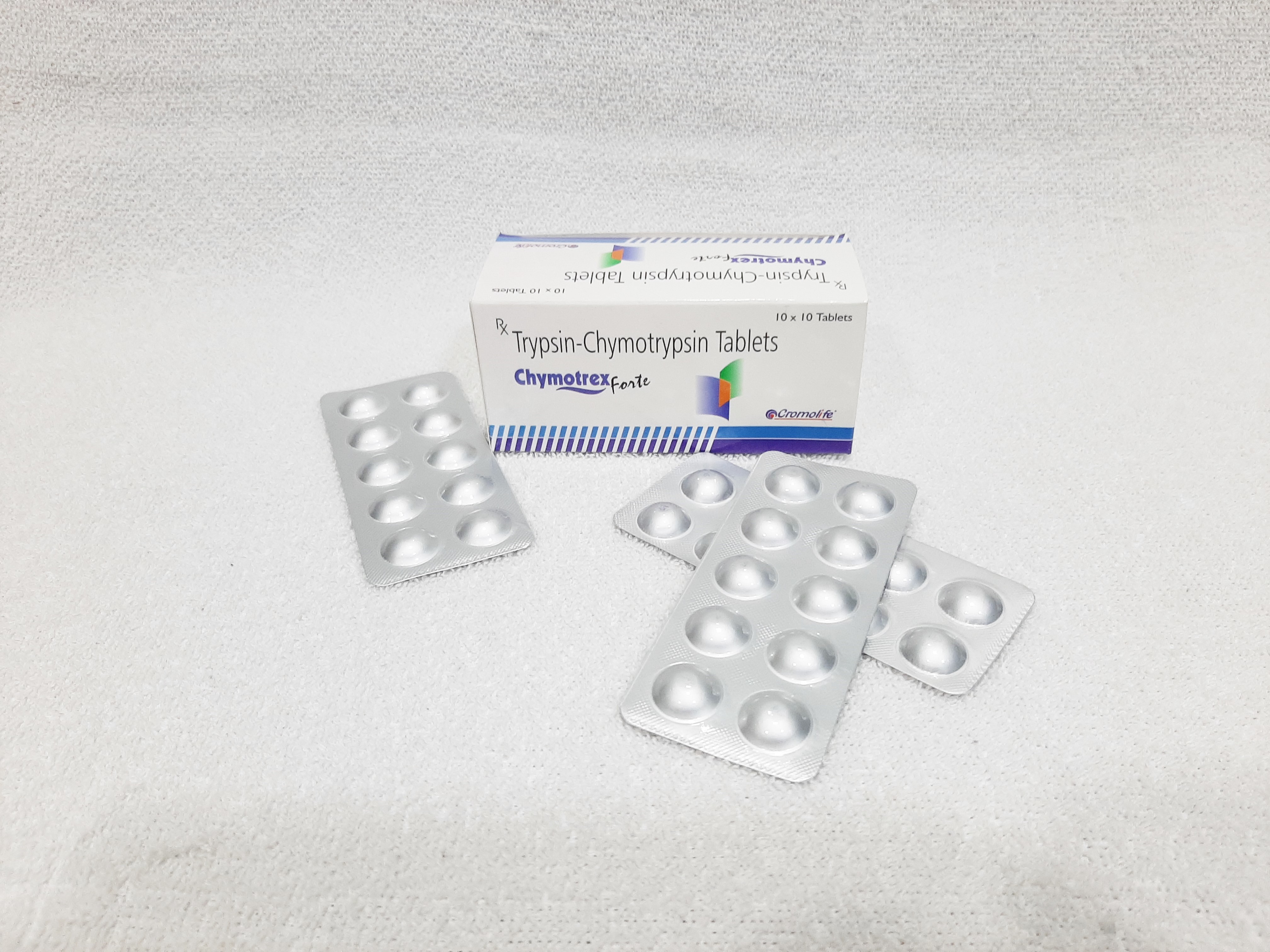 Trypsin- Chymotrypsin Tablet Application: As Directed By Physician