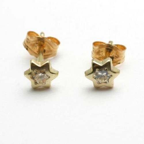 Party Sterling Silver Earrings Star Of David Shape
