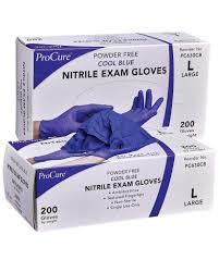 Powder Free Disposable Nitrile Medical Examination Gloves Waterproof: Yes