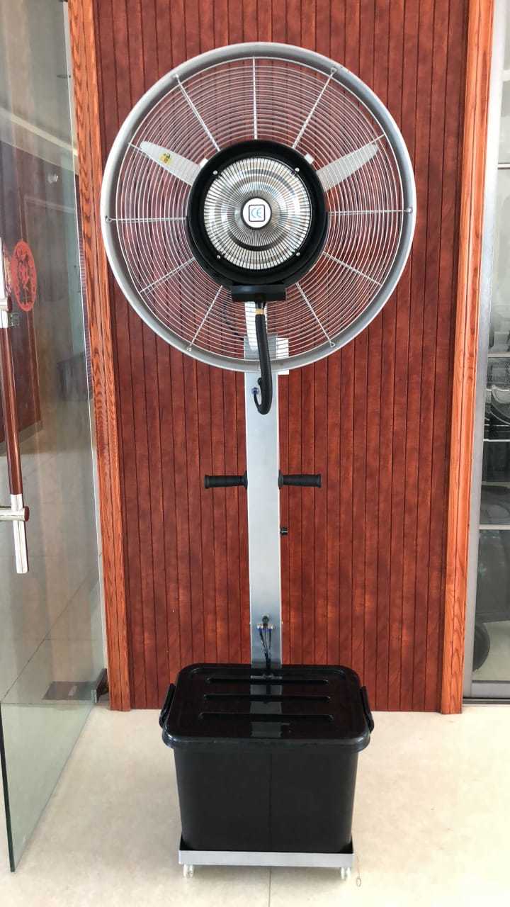 Mist Fan - Abs Plastic, 26 Inches | 3 Speed Control, 600 Sq.ft Coverage, 6-8 Hour Continuous Misting, Uv Protected Finish