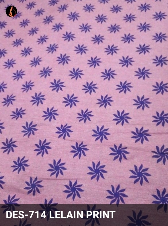 Printed Linen Fabric - 45 Inches Wide, Pink Print Design | Soft Touch, Lightweight Comfort, Ideal For Stylish Kurtis And Dresses