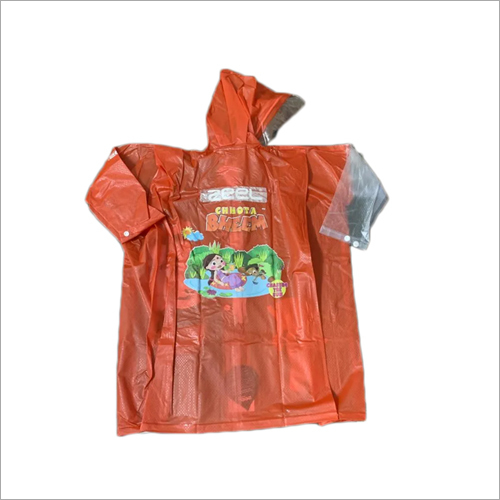 Orange Kids Raincoat