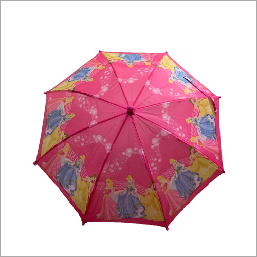 Multicolor Kids Barbie Printed Umbrella
