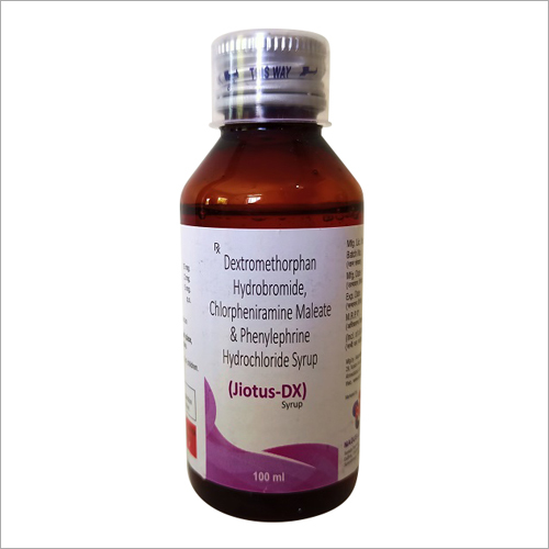 100 Ml Dextromethorphan Hydrobromide Chlorpheniramine Maleate And Phenylephrine Hydrochloride Syrup General Medicines