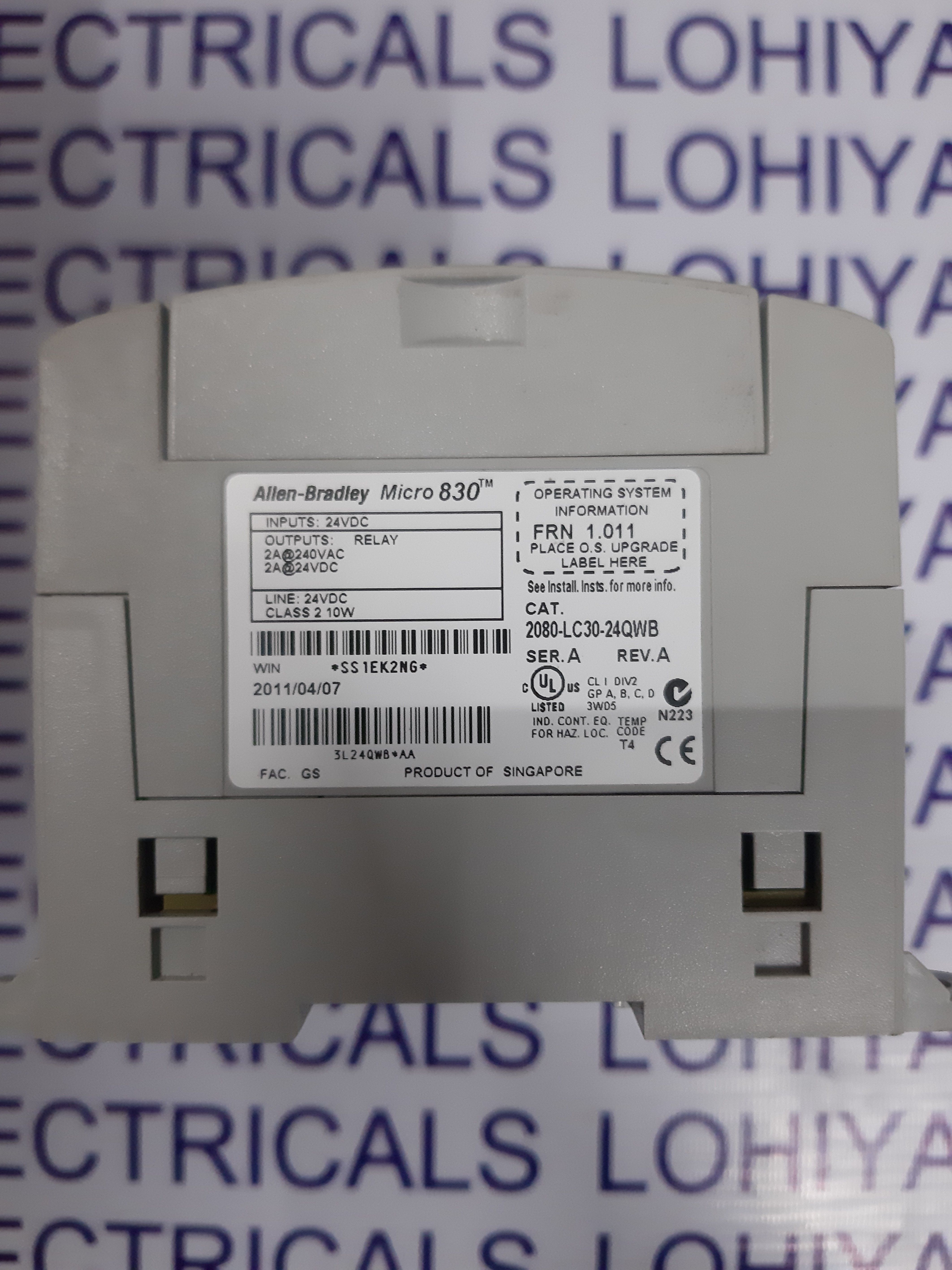 Allen Bradley Micro 830 Plc Cpu