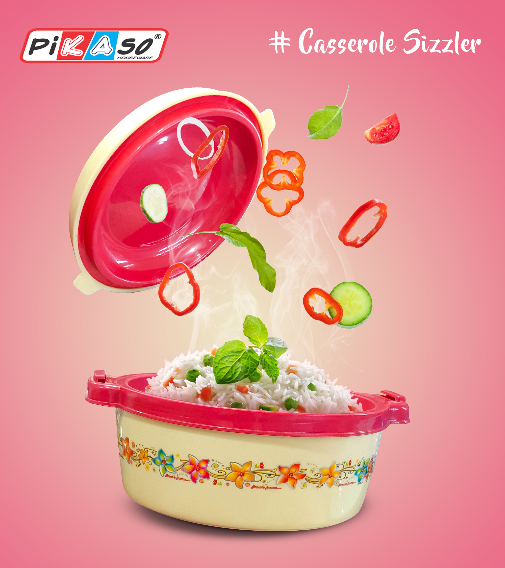 Sizzler 1500 Casseroel - Color: Multicolor