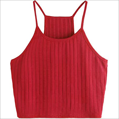 रेड रेगुलर फिट महिलाओं के लिए टॉप