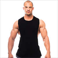 प्लेन मेन्स ब्लैक स्ट्रिंगर वाई बैक वेस्ट