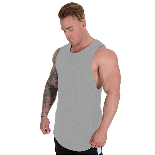 Plain Mens Workout Gym Vest