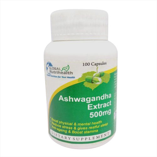 500 Mg Ashwagandha Extract Capsules Normal Temperature