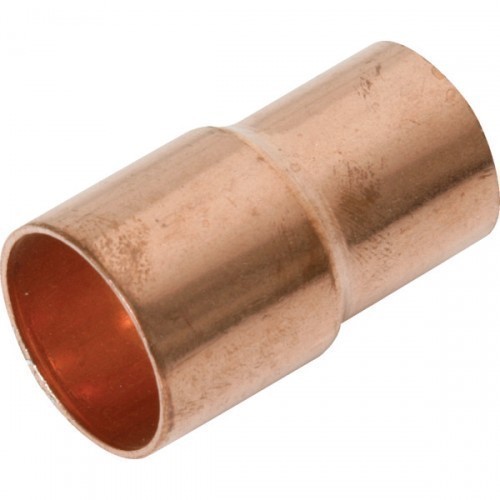 Copper Reducing Coupling - Copper Alloy, Tubular Shape, Varying Lengths, Copper Finish | Durable Hardness, High Strength, Standard Thickness, Manufacturer Warranty