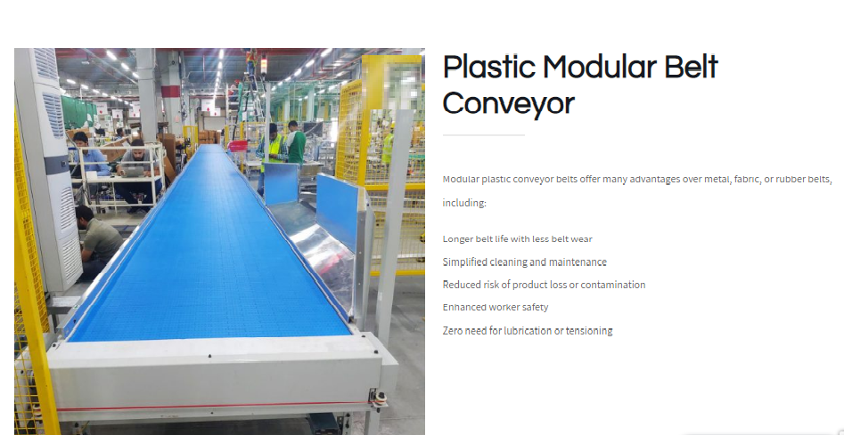 Plastic Modular Conveyor Belt - Pp Or Pom Material Side-flexing Easy To Clean | Enhanced Safety Long Belt Life Reduced Contamination Risk