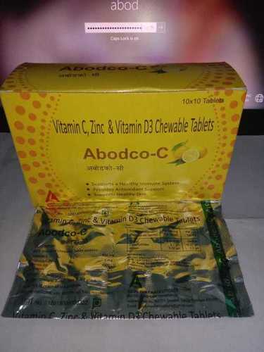 Vit C,Zinc And Vit D3 Tab General Medicines