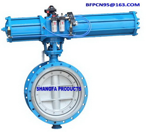 Blast Furnace Triple Eccentric Butterfly Valve Pressure: Low Pressure