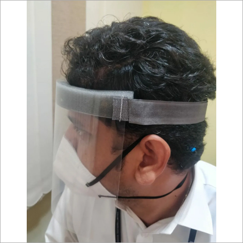 Safety Face Shield - Transparent Plastic Material | Unisex Design for Infection Protection
