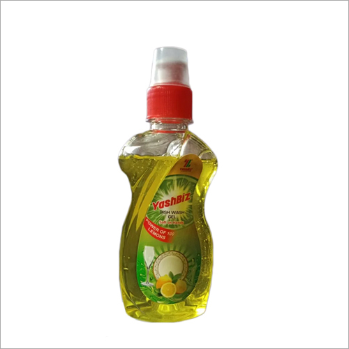 Liquid Dish Wash Gel - 250ml, Yellow Color | Enriched With Lovely Fragrance, Skin-friendly Formula, Achieves A Shining Clean Finish