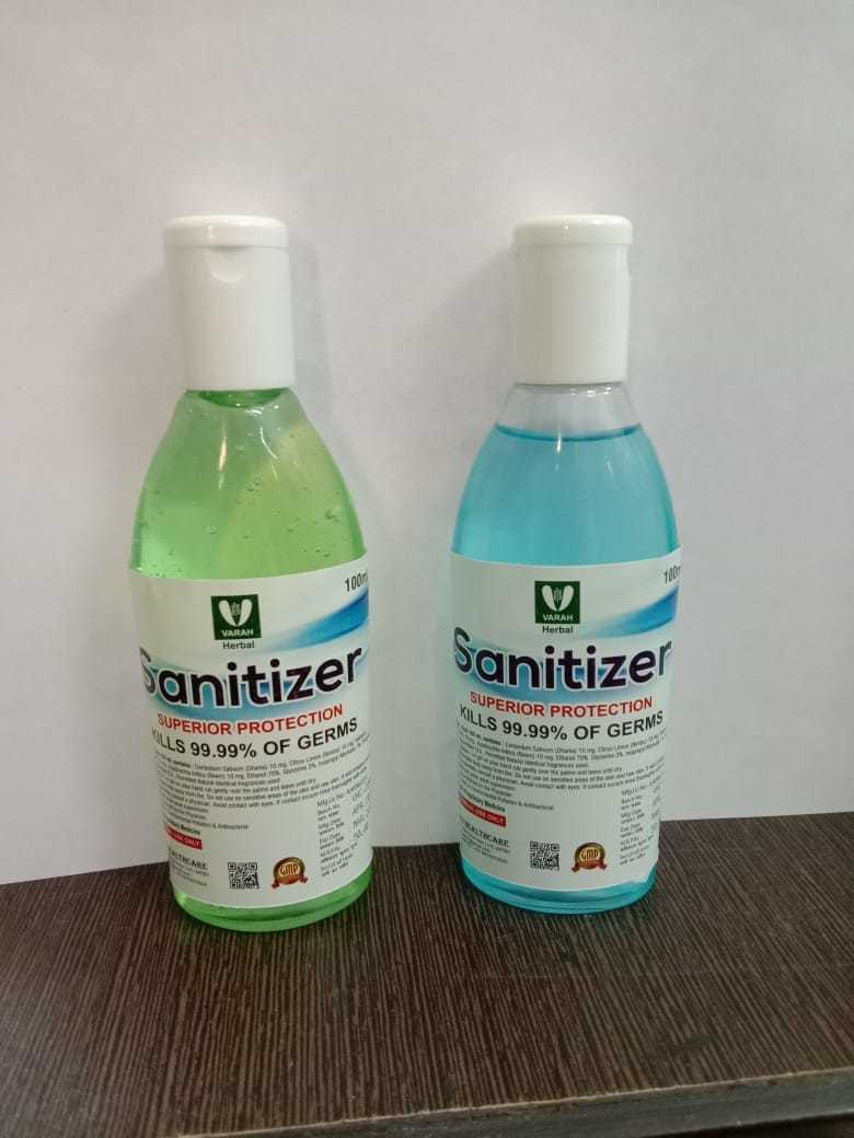 Hand Sanitizer - Light Blue Formula | Kills Viruses, Bad Bacteria, Maintains Normal Ph, Temporarily Suppresses Microorganism Growth